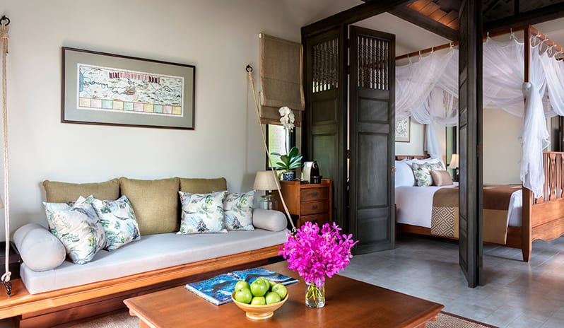 Anantara Lawana Koh Samui Resort-Anantara Sea View Pool Villa Living room_3380
